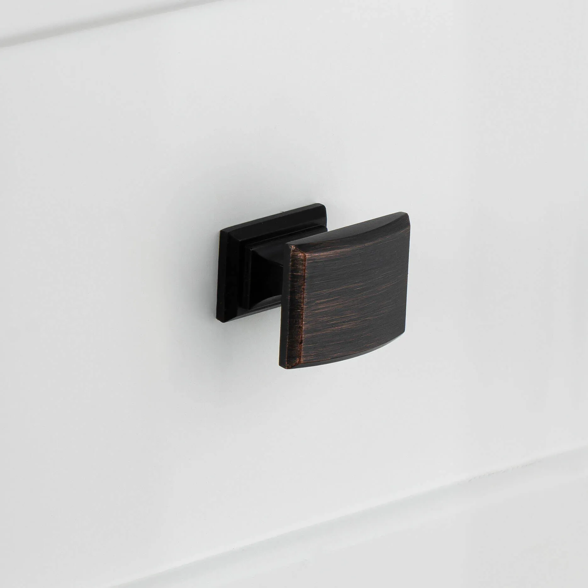 Knopphandtag lantlig universal - Antik Svart