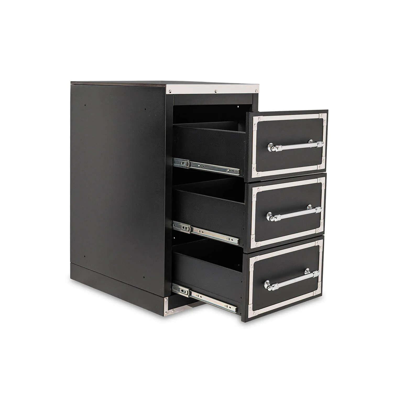 Utekök Modul 3 Lådor 55cm Svart - Monte Carlo