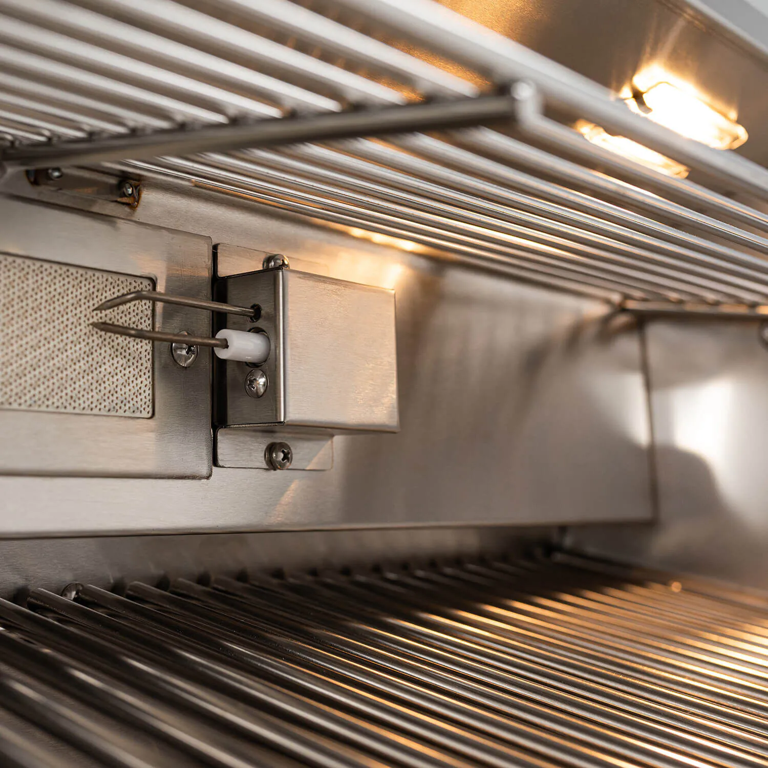 Gasolgrill Vit Rostfritt Stål 162cm - Monte Carlo
