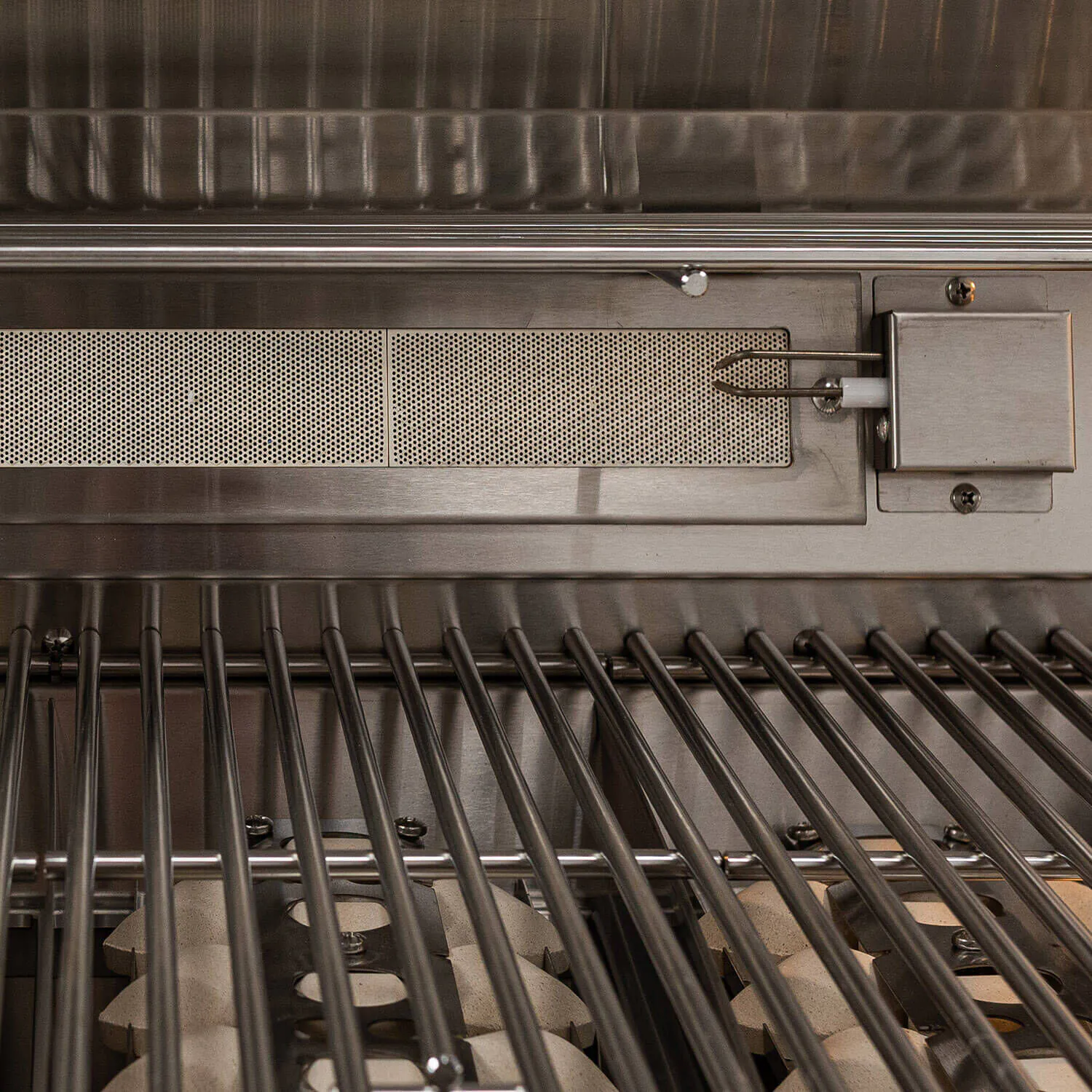 Gasolgrill Vit Rostfritt Stål 162cm - Monte Carlo