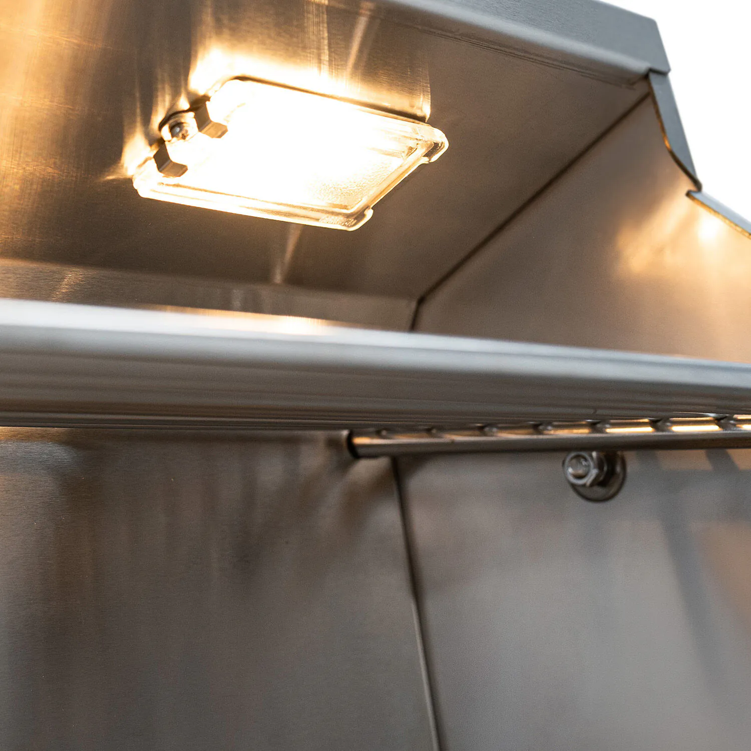 Utekök Gasolgrill 6 Brännare Inbyggbar 120cm Vit - Monte Carlo