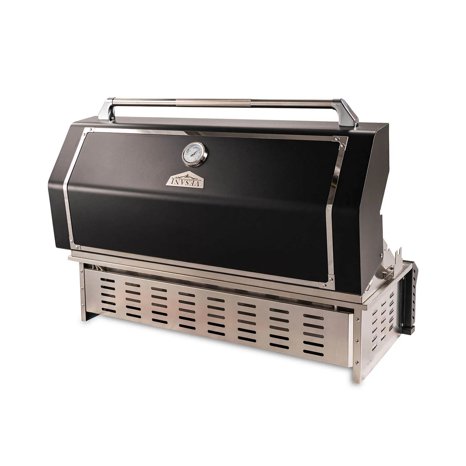 Utekök Gasolgrill 6 Brännare Inbyggbar 120cm Svart - Monte Carlo