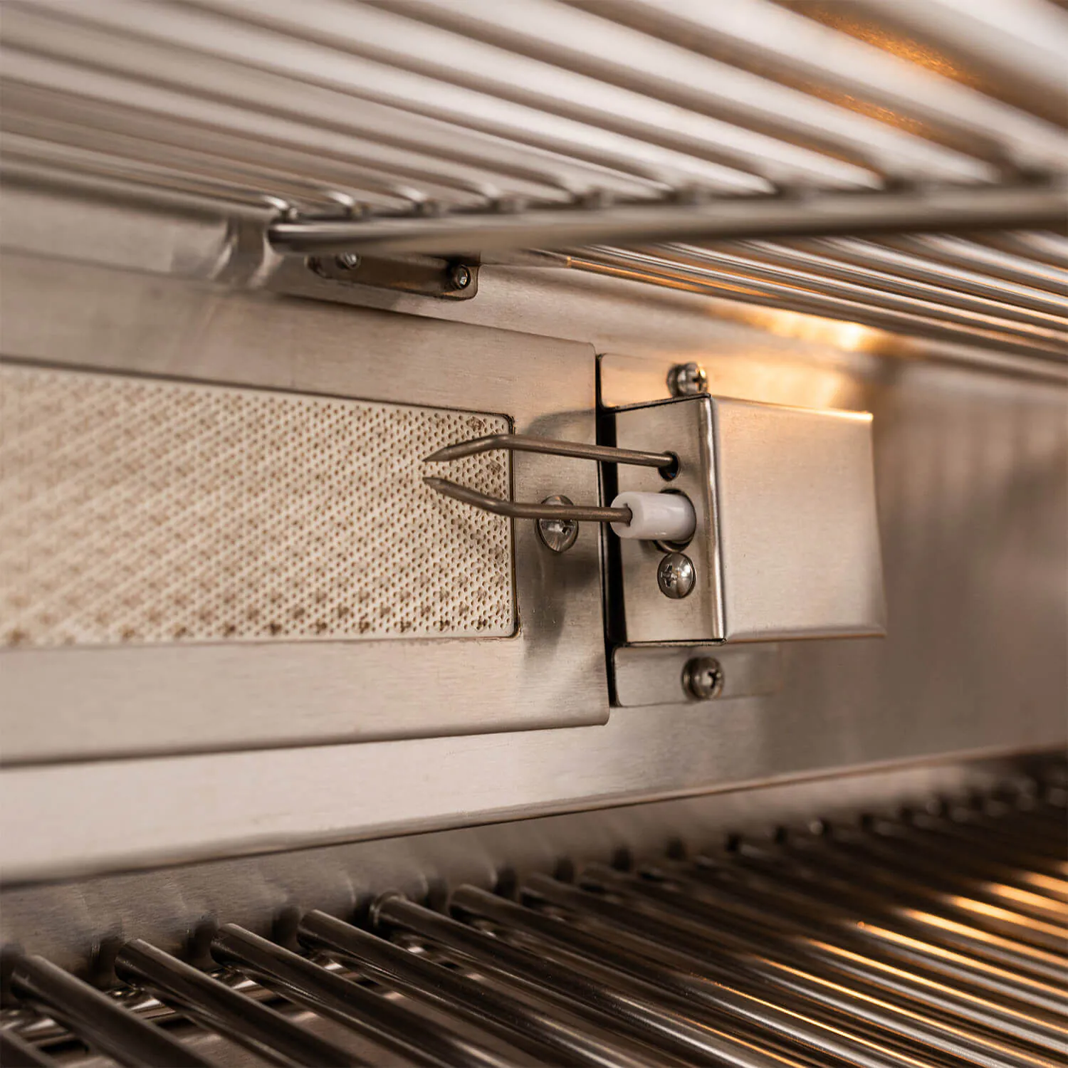 Utekök Gasolgrill 6 Brännare Inbyggbar 120cm Svart - Monte Carlo