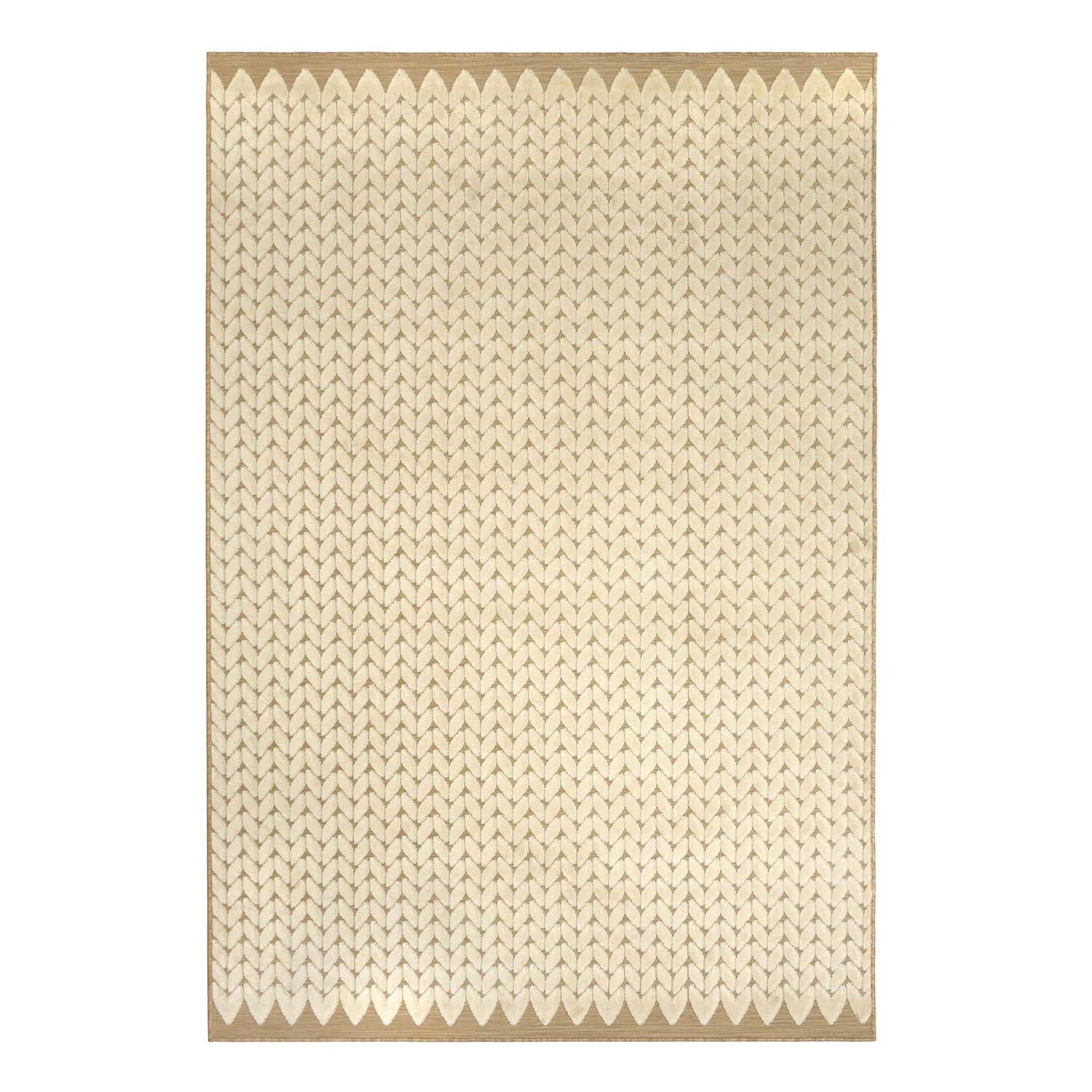 Beige Utomhusmatta 160x230cm - Trenzada