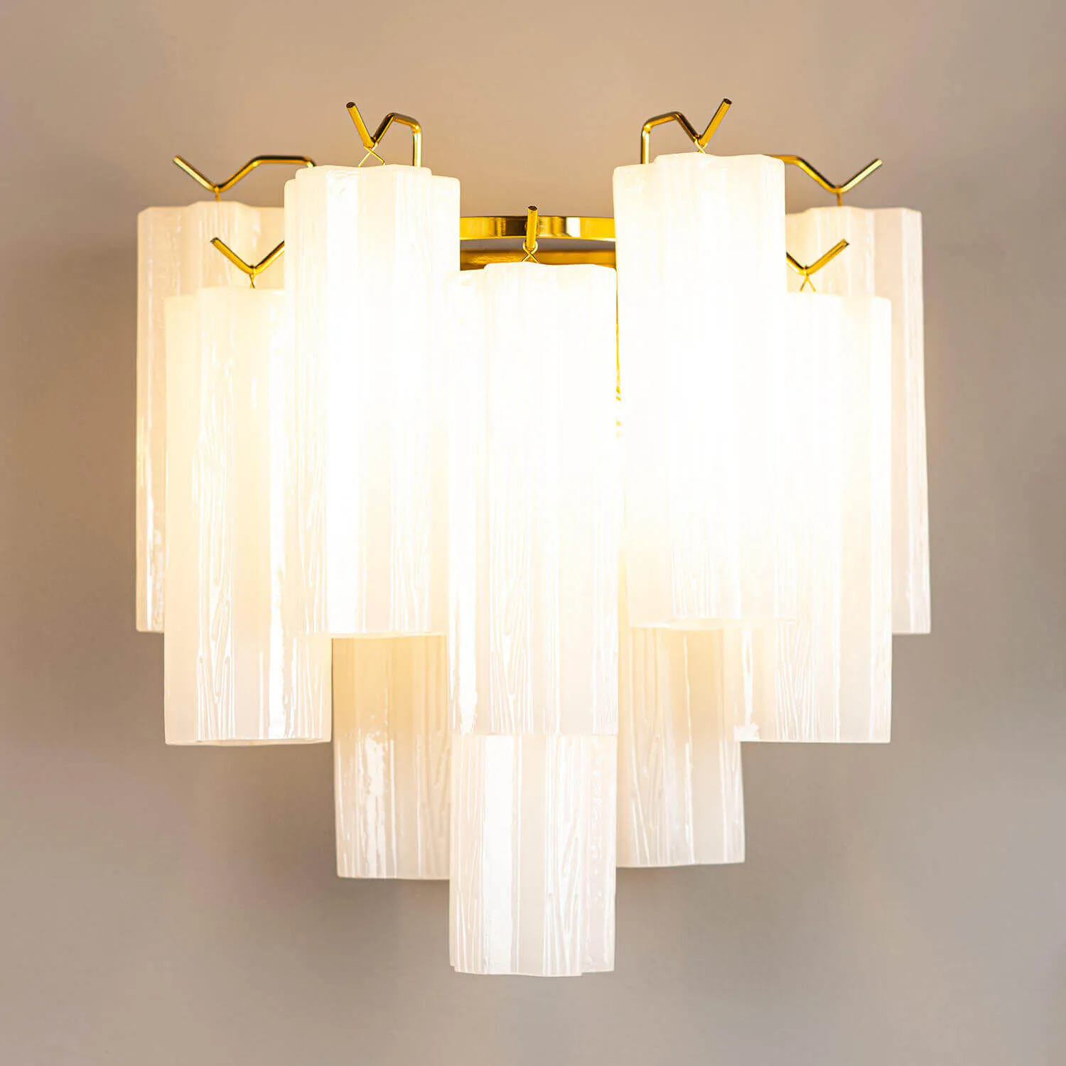 Vägglampa Kristall Opal/Mässing - Cagliari