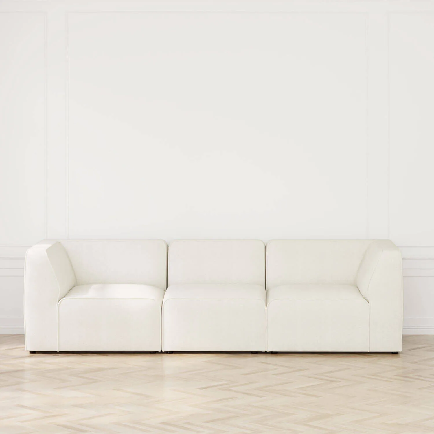 Soffa 3-sits 278cm Vit - London