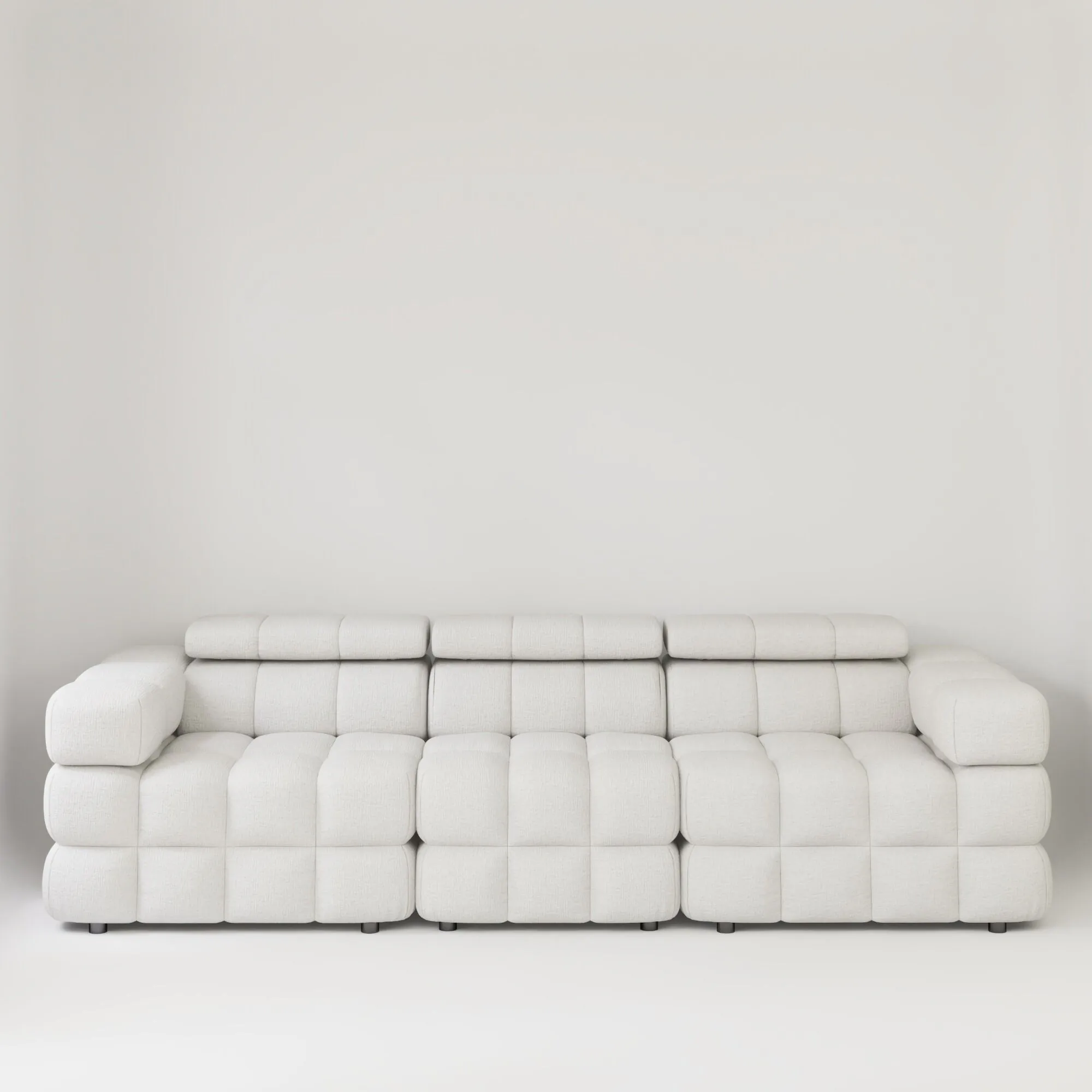 Soffa 3-sits 285cm Vit  - Paris