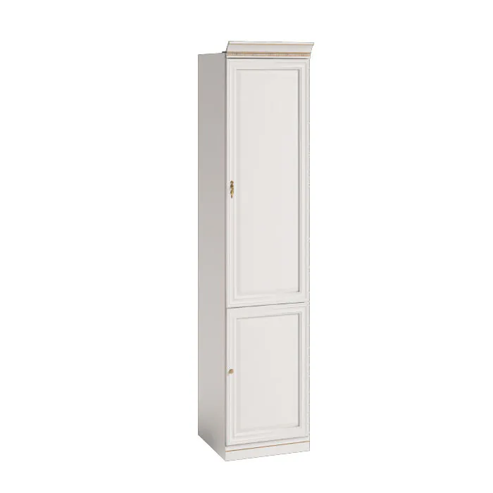Vit Garderobsmodul 1D-06 Höger Panel - Monte Carlo