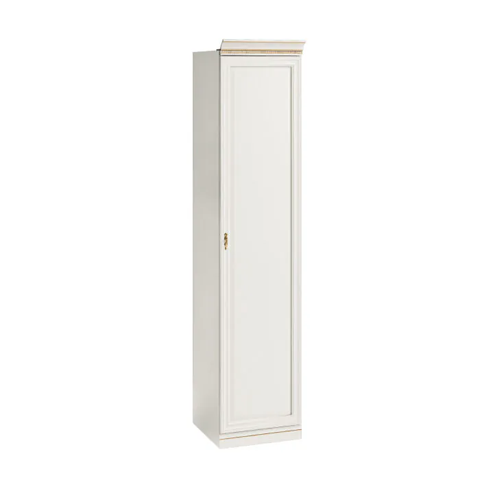 Vit Garderobsmodul 1D-07 Höger Panel - Monte Carlo