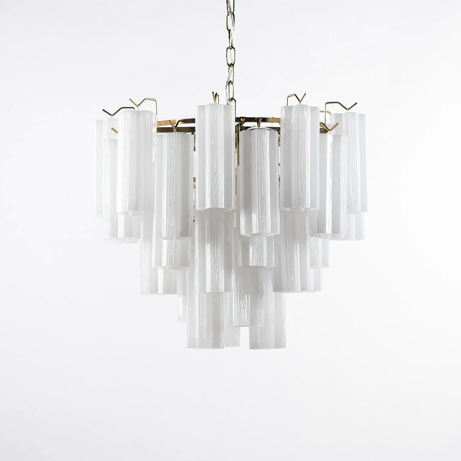 Kristallkrona Ø58xH50cm Opal/Mässing - Cagliari