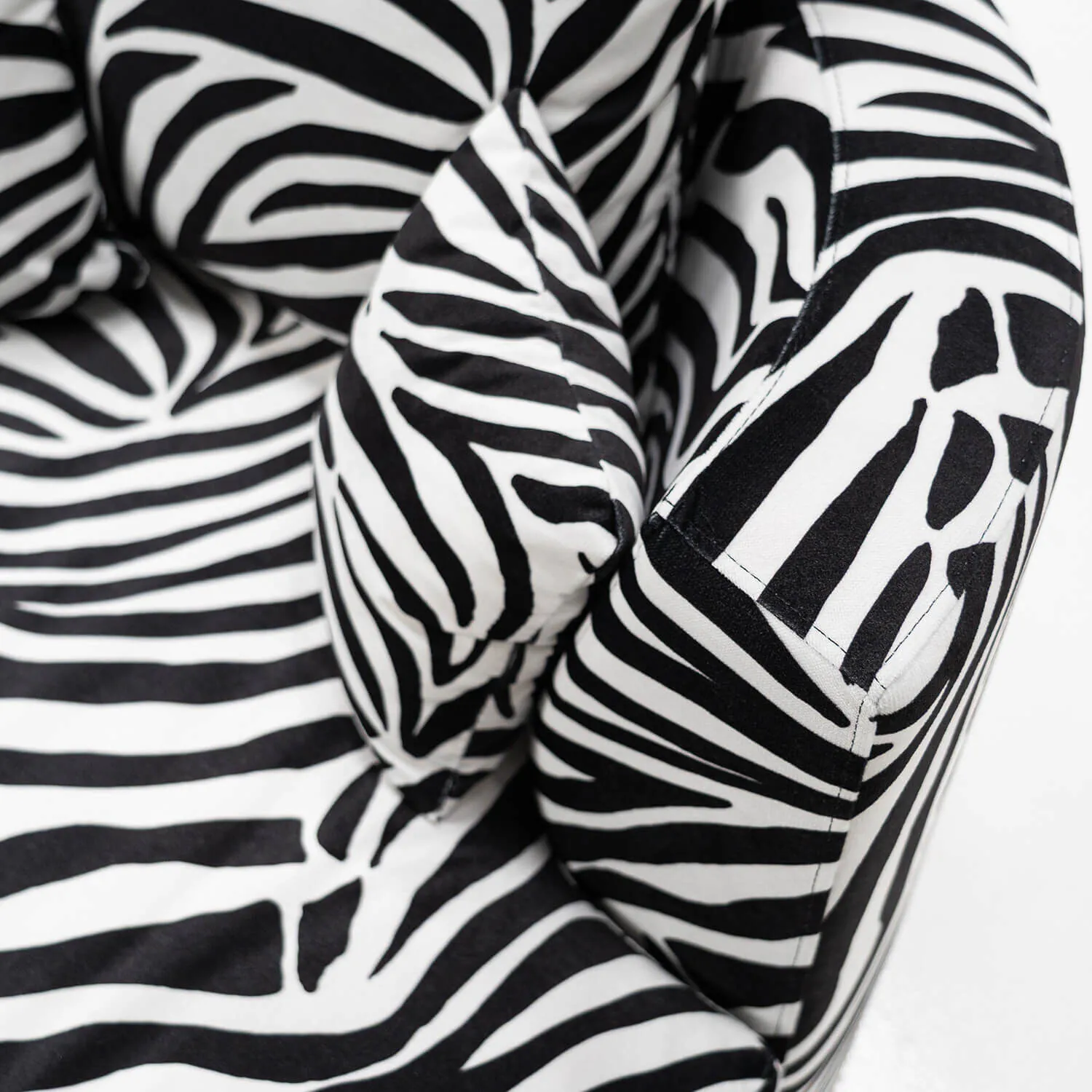 Fåtölj Svart Zebra Snurrbar - Westminster