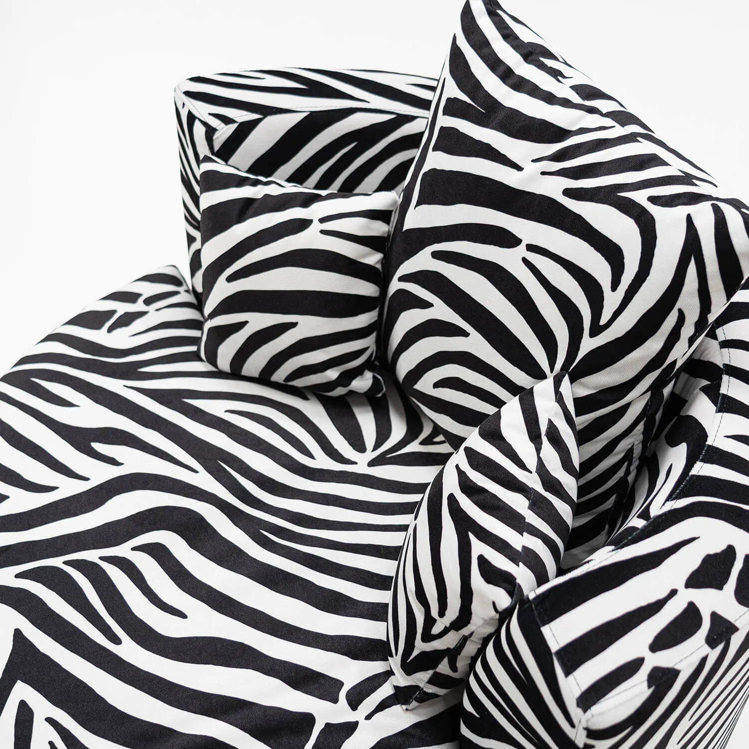 Fåtölj Svart Zebra Snurrbar - Westminster