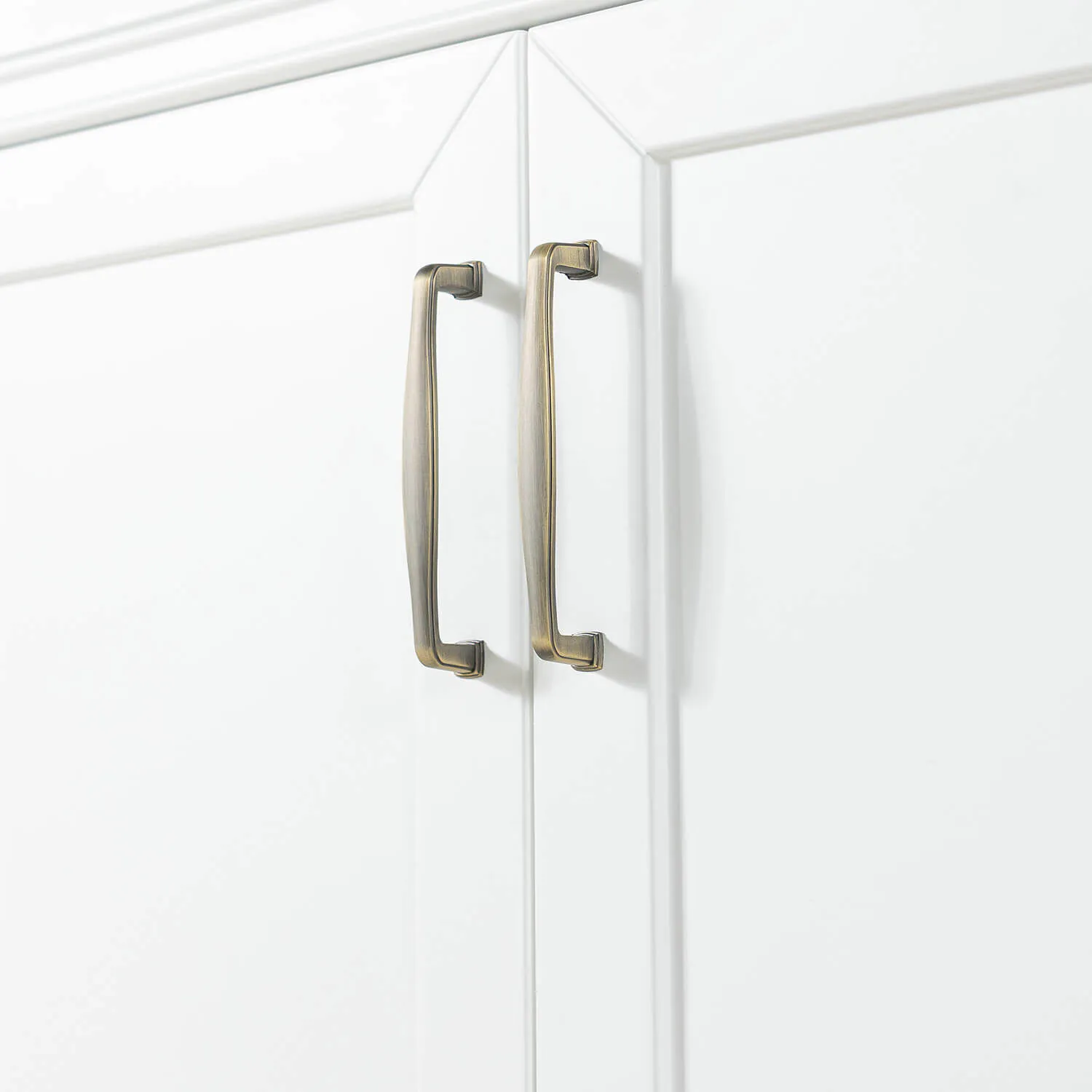 Kommod Badrum 80cm Wyoming Vit - Beige Marmor