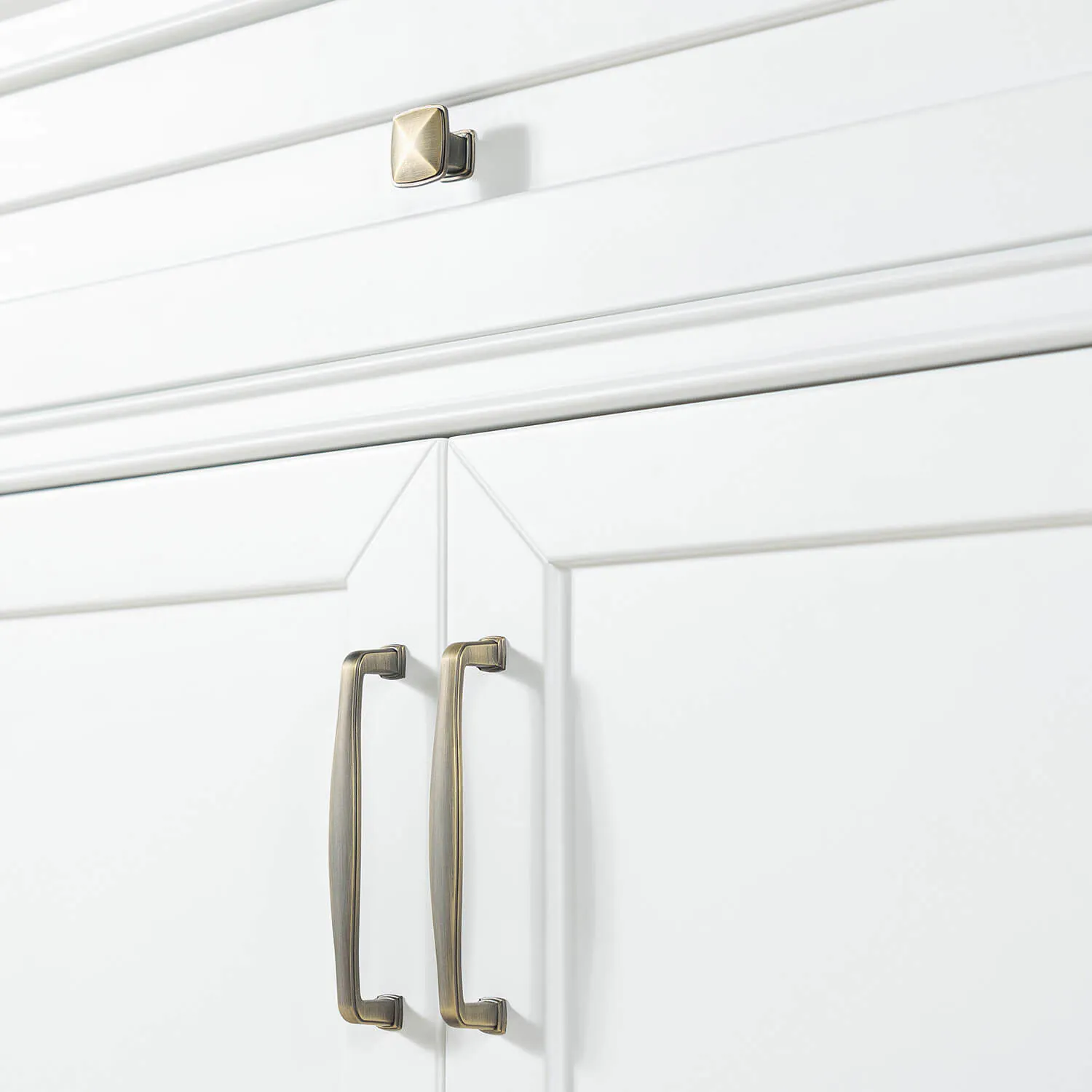 Kommod Badrum 80cm Wyoming Vit - Vit Marmor