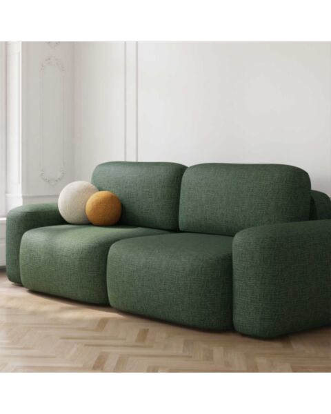 Soffa 3-sits 253cm Mossgrön - Huntington