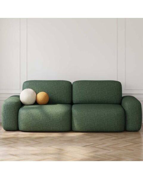Soffa 3-sits 253cm Mossgrön - Huntington