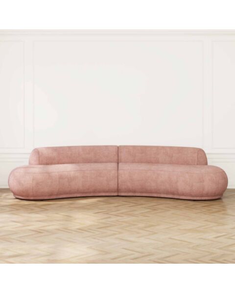 Soffa 3-sits XL 350cm Rosa - Bel Air