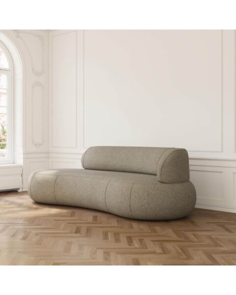 Soffa 3-sits 253cm Beige Armstöd Höger - Malibu