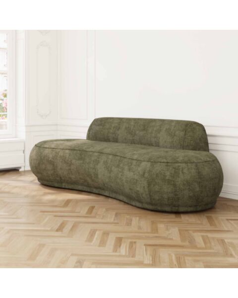 Soffa 3-sits 253cm Gr&ouml;n - Bel Air