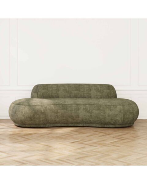 Soffa 3-sits 253cm Gr&ouml;n - Bel Air