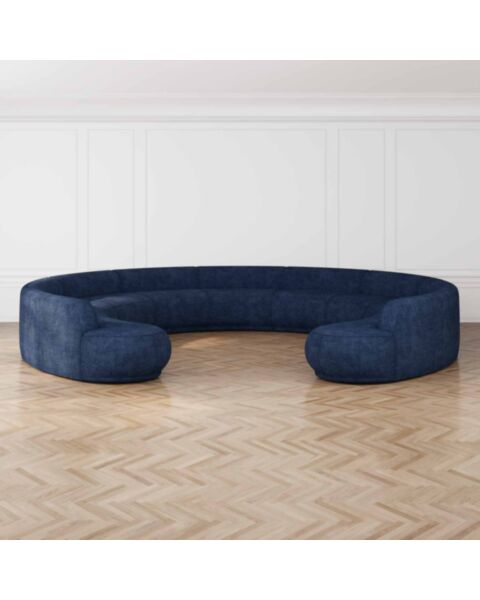 U-Modulsoffa 520cm Blå - Bel Air