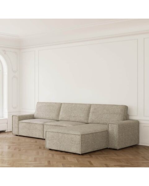 Divansoffa 353cm Grå Höger - Sydney