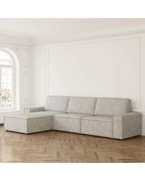 Divansoffa 353cm Greige Vänster - Sydney