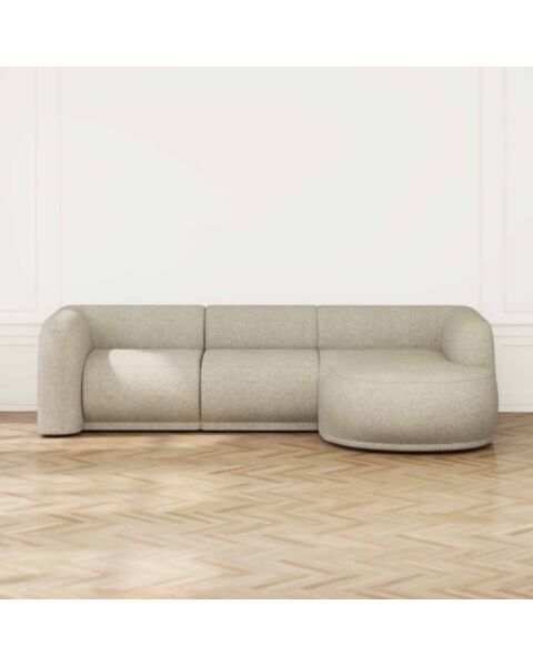 Divansoffa 294cm H&ouml;ger Beige - Bel Air