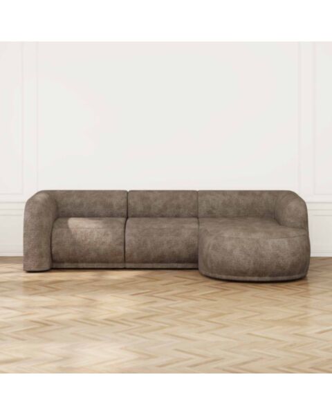 Divansoffa 294cm H&ouml;ger Brun - Bel Air