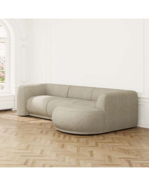 Divansoffa 294cm H&ouml;ger Beige - Bel Air