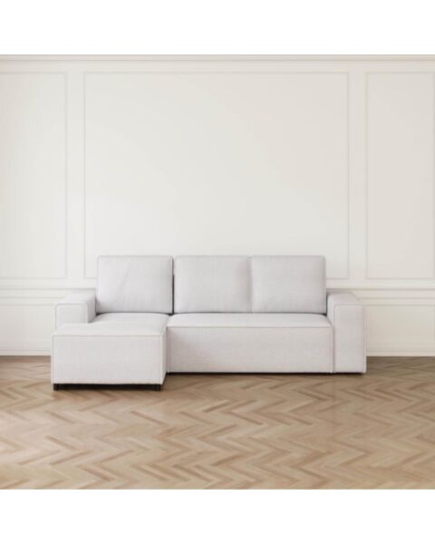 Bäddsoffa Divan Vänster 255cm Ivory - Sydney