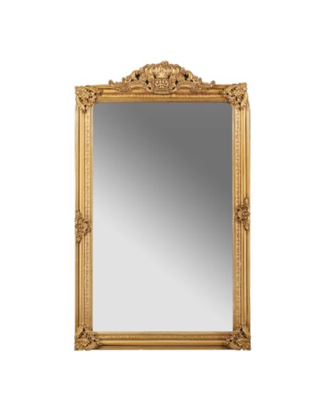 Fransk Antik Helkroppsspegel 100x200cm Guld Napoleon