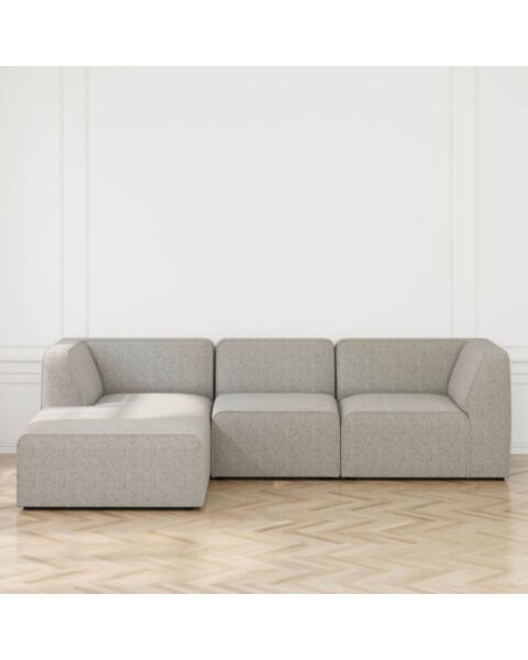 Divansoffa Vänster 278cm Grå - London