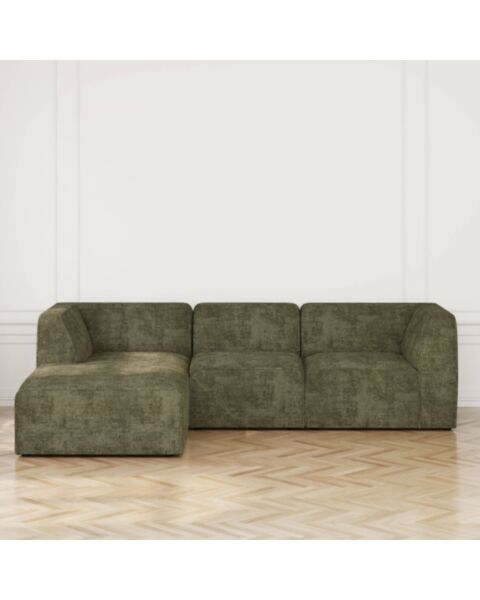 Divansoffa Vänster 278cm Grön - London