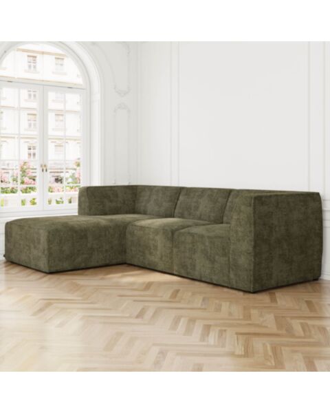Divansoffa Vänster 278cm Grön - London
