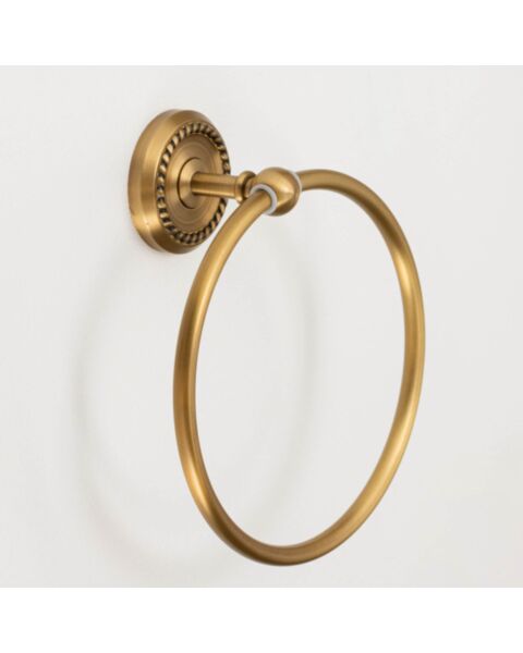 Handdukshängare Ring Antik Mässing - Kensington