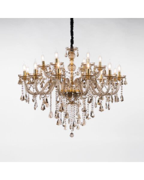 Kristallkrona &Oslash;100cm Cognac - Gen&eacute;ve