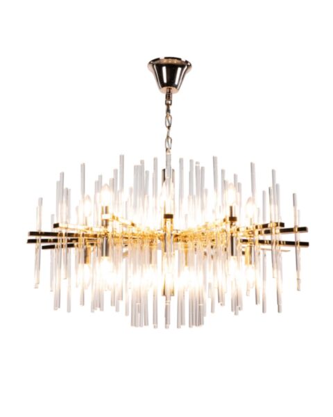 Modern Kristallkrona Ø85cm Vienna Guld