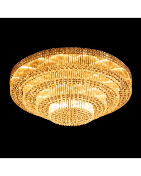 Stor Plafond Kristall &Oslash;150cm Marbella Guld