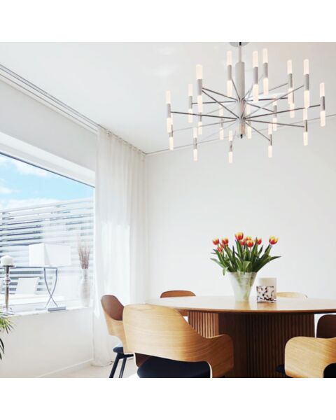 Taklampa Copenhagen Krom Ø 100cm