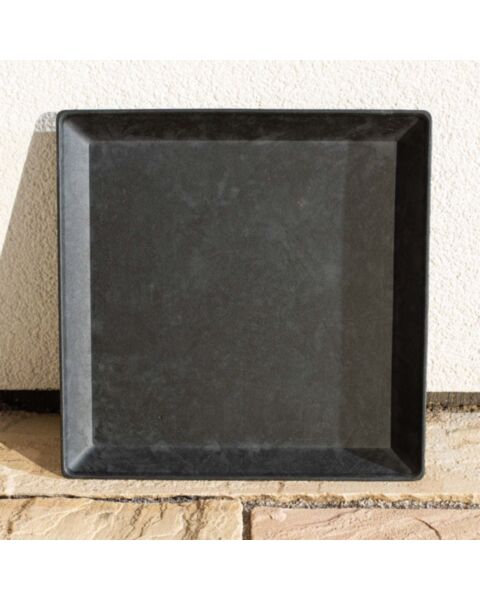 Svart Underlägg Utomhuskrukor 28cm