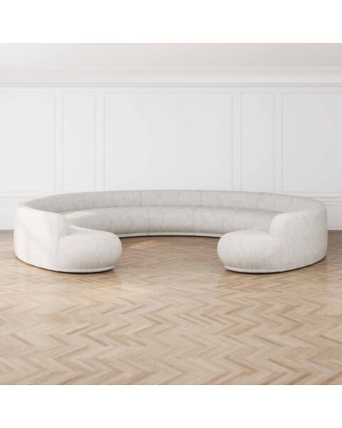 U-Modulsoffa 520cm Greige - Bel Air