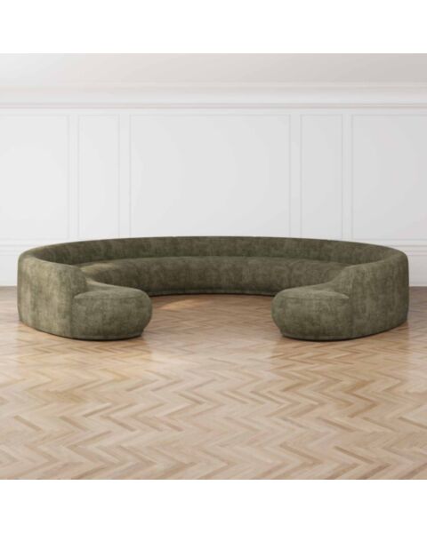 U-Modulsoffa 520cm Grön - Bel Air