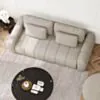 Soffa 3-sits 258cm Beige - Miami