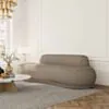 Soffa 3-sits 253cm Beige Boucle - Bel Air