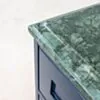 Kommod Badrum 120cm Colorado Marinblå - Grön Marmor