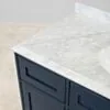 Kommod Badrum 120cm Colorado Marinblå - Vit Marmor