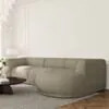 Divansoffa 294cm Höger Beige - Bel Air