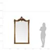 Stor Spegel 104x185cm Fransk Antik Guld Elizabeth