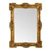 Jättestor Spegel Helkropp 168x228cm Guld Prince Charles